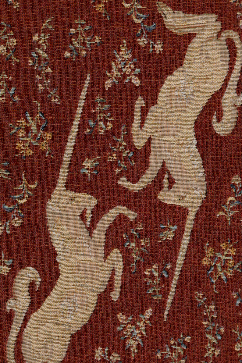 BelgianWallTapestry Unicorn Table Runner