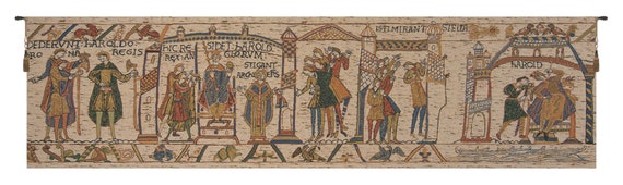 Bayeux King Harold European Wall Tapestry