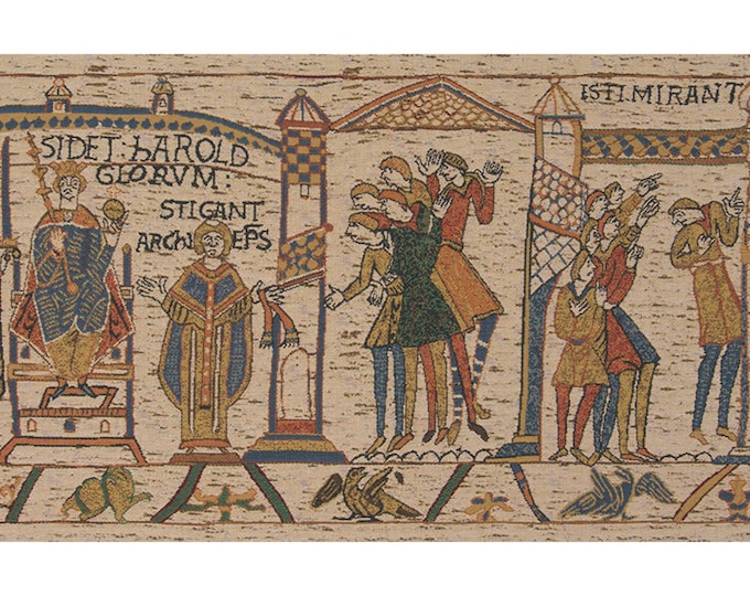 Bayeux King Harold European Wall Tapestry