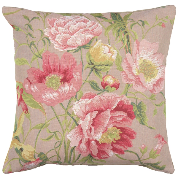 Pink Floral Pillow Etsy