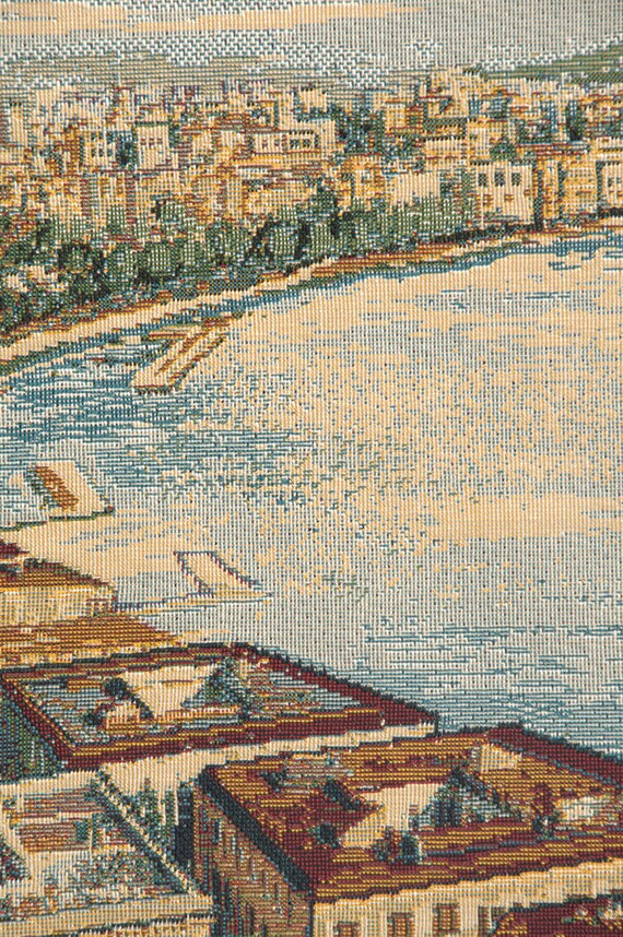 ABAKUHAUS Arazzo Parete Marino 150x110cm - Tessuto Morbido, Decorazione Camera Blu Ardesia