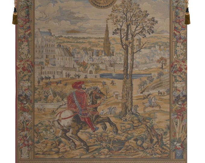 Maximilien Belgian Tapestry: Renaissance Woven Wall Art, Bernard Van Orley Design