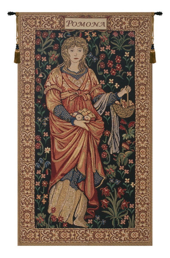 Pomona Belgian Tapestry: William Morris Mille Fleurs Wall Art