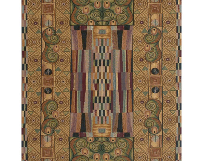 Gustav Klimt Frieze Tapestry: Italian-Woven Art - 54x24 in