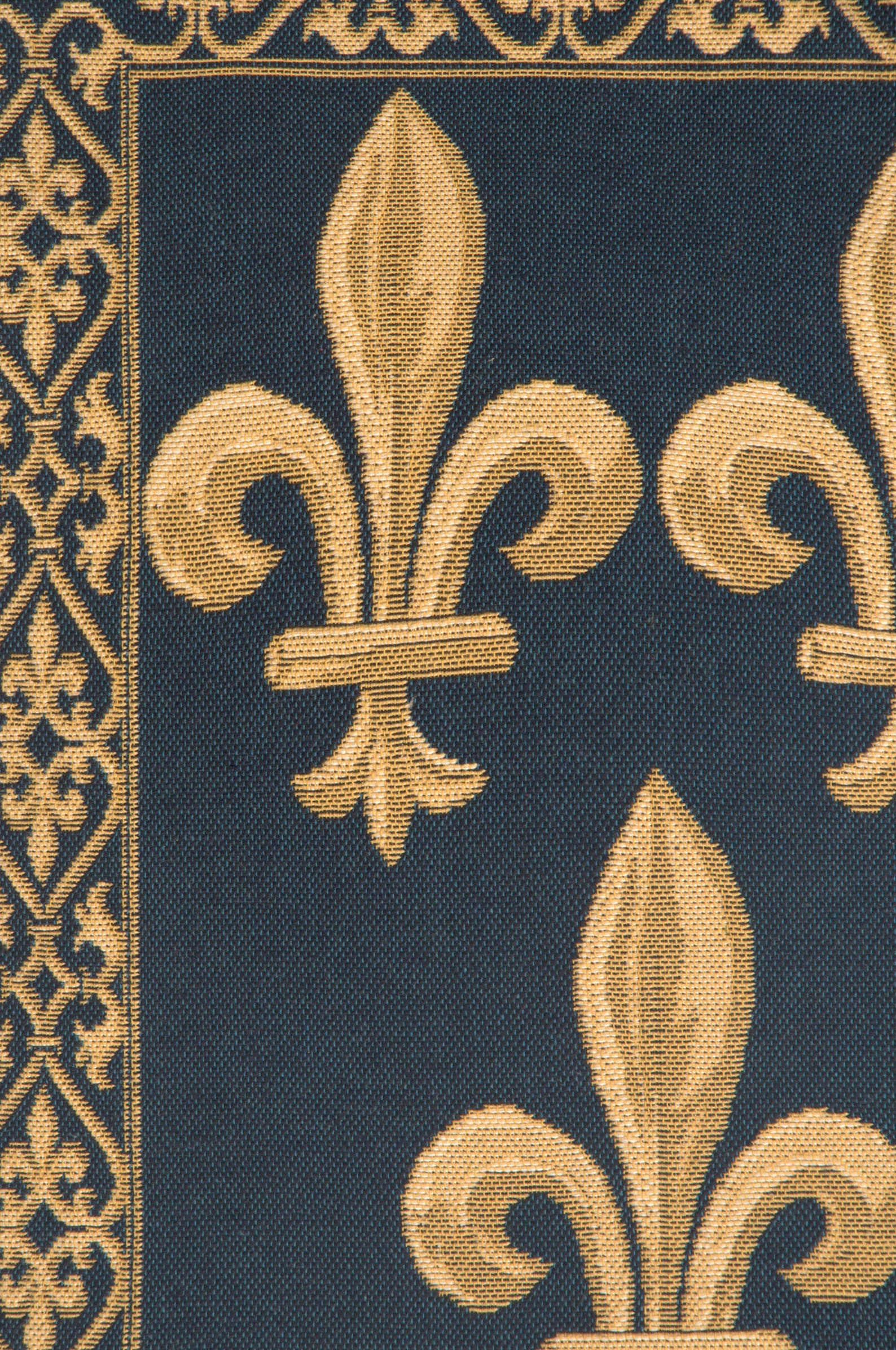 Fleur De Lys With Loops European Wall Tapestry Floral - Etsy