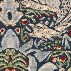 William Morris Tapestry Pillow Cover: Peacock and Dragon Woven Cushion (16x16) image 5