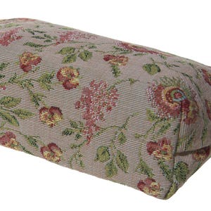 French Woven Tapestry Handbag: Floral Brocade Purse, Elegant Cotton Accessory image 4