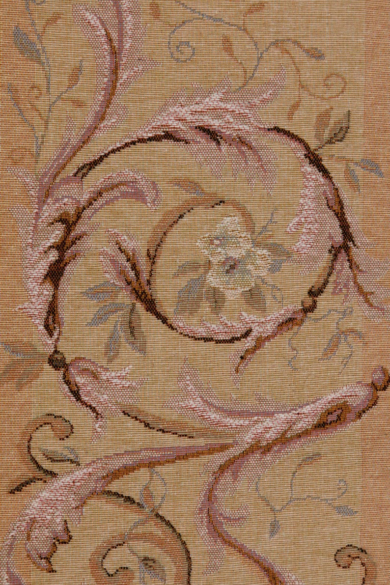 Geweven tafelloper met bloemenjacquard Frans tapijt met kwastjes 14 x 72 inch afbeelding 6