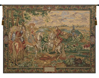 La Prise de Lille II Wall Tapestry Woven - Medieval Woven Wall Hanging - Unique Modern Decorative Wall Art