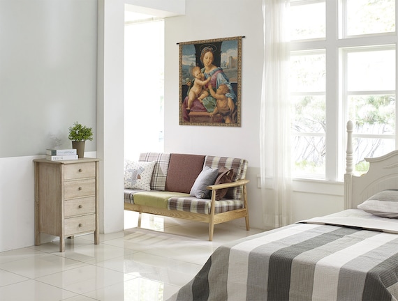 Madonna Aldobrandini Tapestry: Raphael's Religious Italian Wall Art Depicting Mother and Child