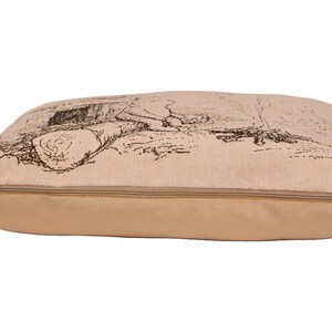 Winnie-the-Pooh Tapestry Cushion Cover: Jacquard Woven Throw Pillow (19x19 inch) image 8