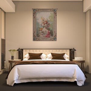 tapestry, wall tapestry, wall hanging, tapestry hanging, home décor wall art, woven hanging, decorative wall tapestry, floral wall tapestry, jacquard wall art, fine art, belgian tapestry, unique wall hanging, flower wall art, tapestry wall hanging
