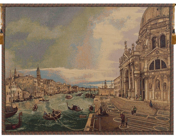 La Salute Venice Tapestry: Italian Woven Wall Art