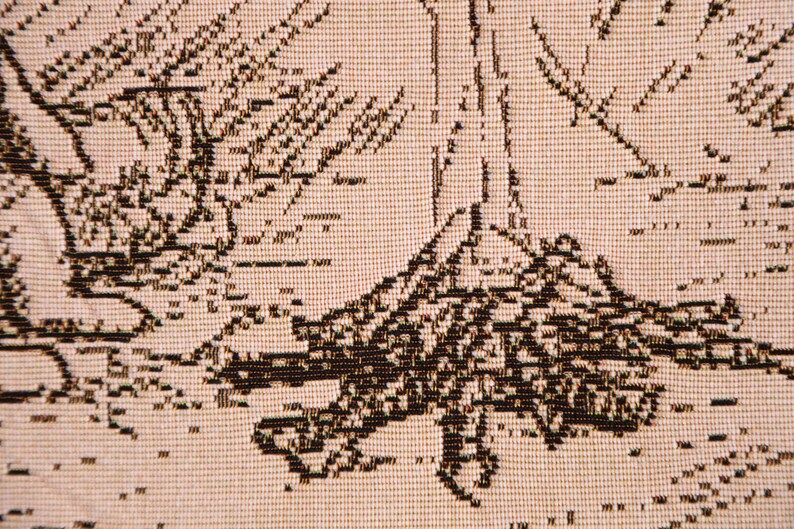 Winnie-the-Pooh Tapestry Cushion Cover: Jacquard Woven Throw Pillow (19x19 inch) image 6