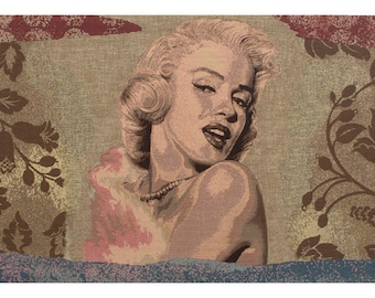 Wall Hangings Marylin Monroe Wall Tapestry, Italian Living Room Wall Art, European Young Lady Woven Wall Hanging Tapestry Gift For Him/Her