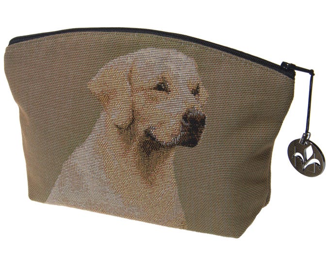 Elegant Hand-Woven Belgian Labrador Tapestry Purse 6x9 inch - Stylish Dog-Themed Fashion Accessory