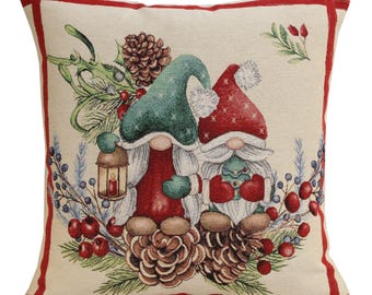 Elegant Charity Tapestry Cushion Cover: Decorative Pillow Case for Sofa, Couch, Home Decor