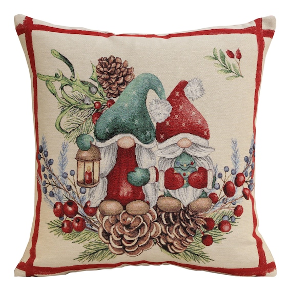 Elegant Charity Tapestry Cushion Cover: Decorative Pillow Case for Sofa, Couch, Home Decor