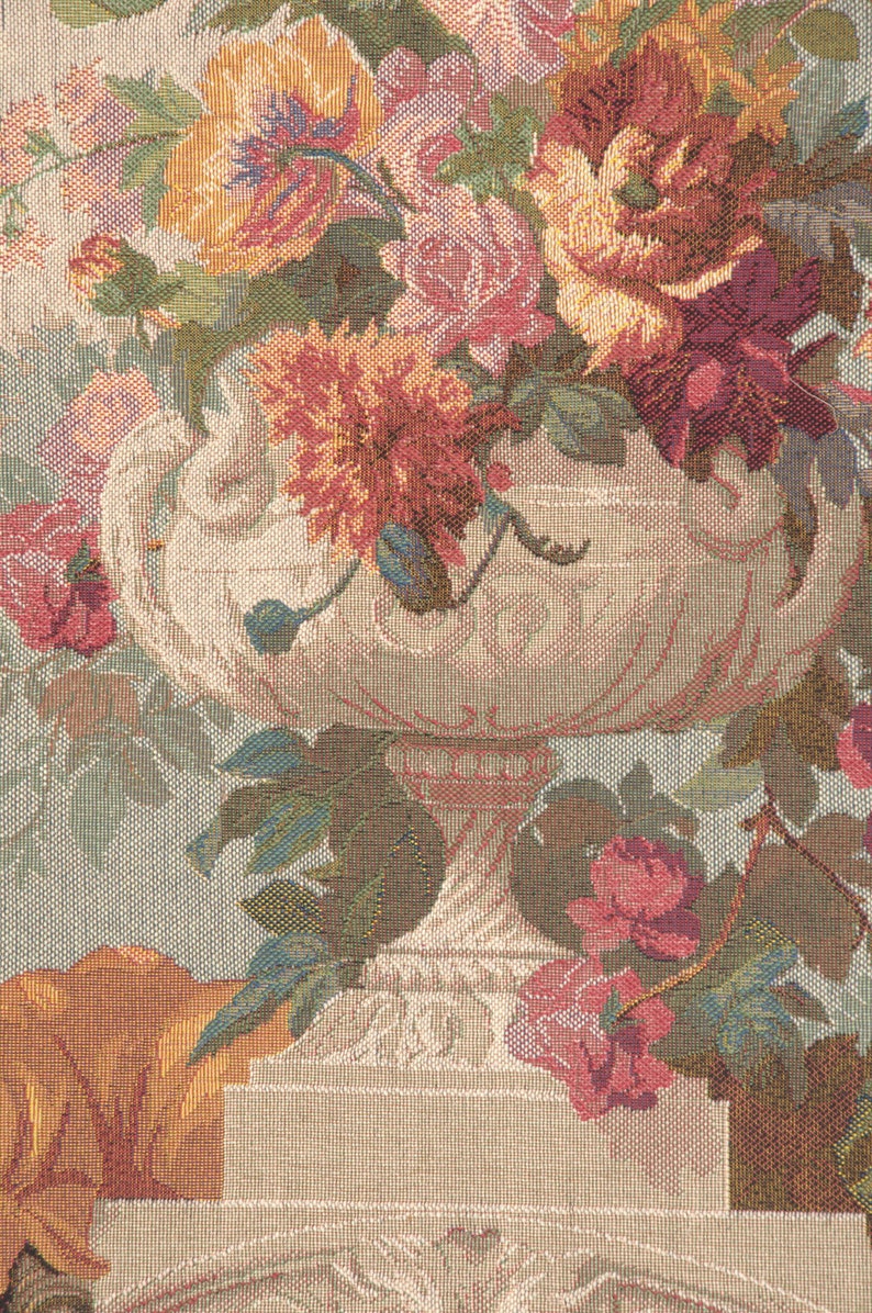 tapestry, wall tapestry, wall hanging, tapestry hanging, home décor wall art, woven hanging, decorative wall tapestry, floral wall tapestry, jacquard wall art, fine art, belgian tapestry, unique wall hanging, flower wall art, tapestry wall hanging