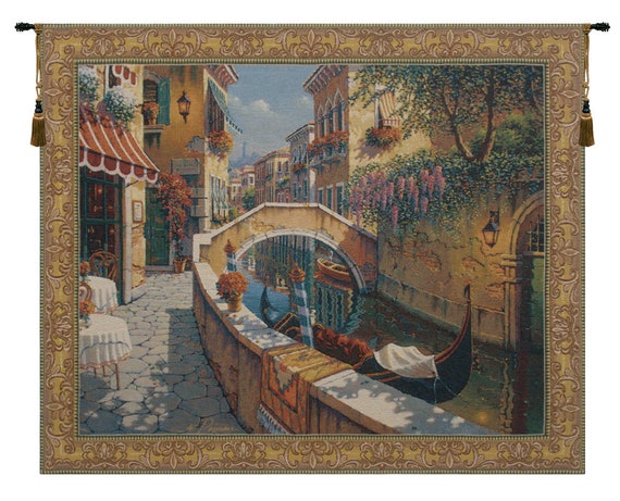 San Marco Venice Tapestry: European Jacquard Woven Wall Art (38x48 inch)