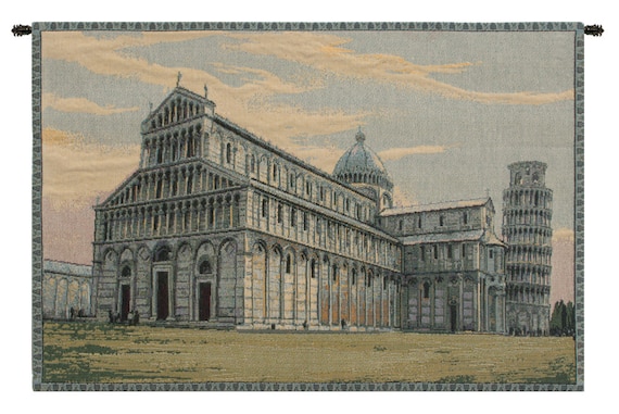 Duomo Pisa Tapestry: Italian Cathedral Wall Decor (12x19 inch)