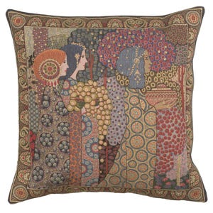 Fundas de almohada con tapiz de Aladino, fundas de cojín de 18 x 18, fundas de almohada de gobelino, regalo de decoración del hogar, funda de almohada de jacquard, regalo para ella