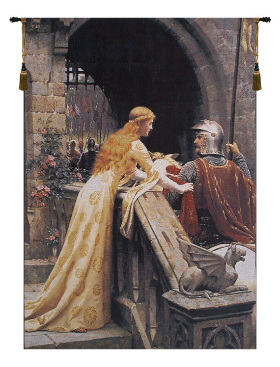 God Speed Without Border European Wall Tapestry - Decorative Medieval Wall Décor Art - Jacquard Wall Hanging - Room Décor Wall Tapestry