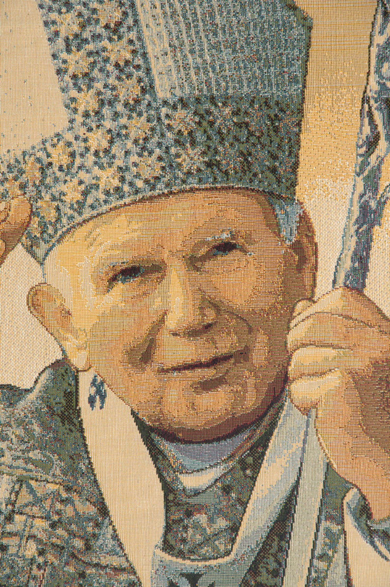 Papa Wojtyla Pope John Paul II European Wall Tapestry Saint | Etsy
