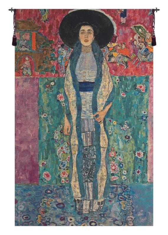 Klimt's Adele Bloch-Bauer Tapestry: European Wall Hanging Art