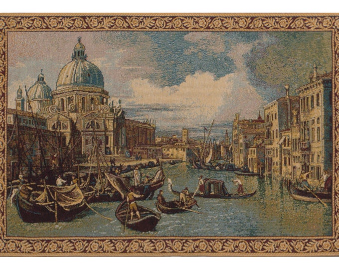 Saint Mary of Health Tapestry: Grand Canal Woven Wall Art