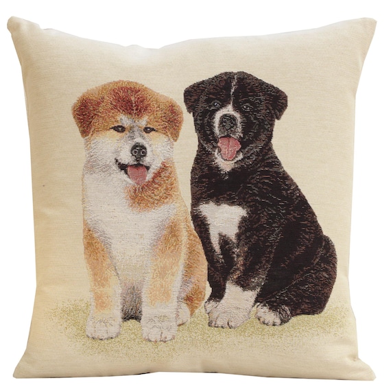 Akita Tapestry Pillow Cover: Japanese Dog Throw Pillow (18x18 inch)