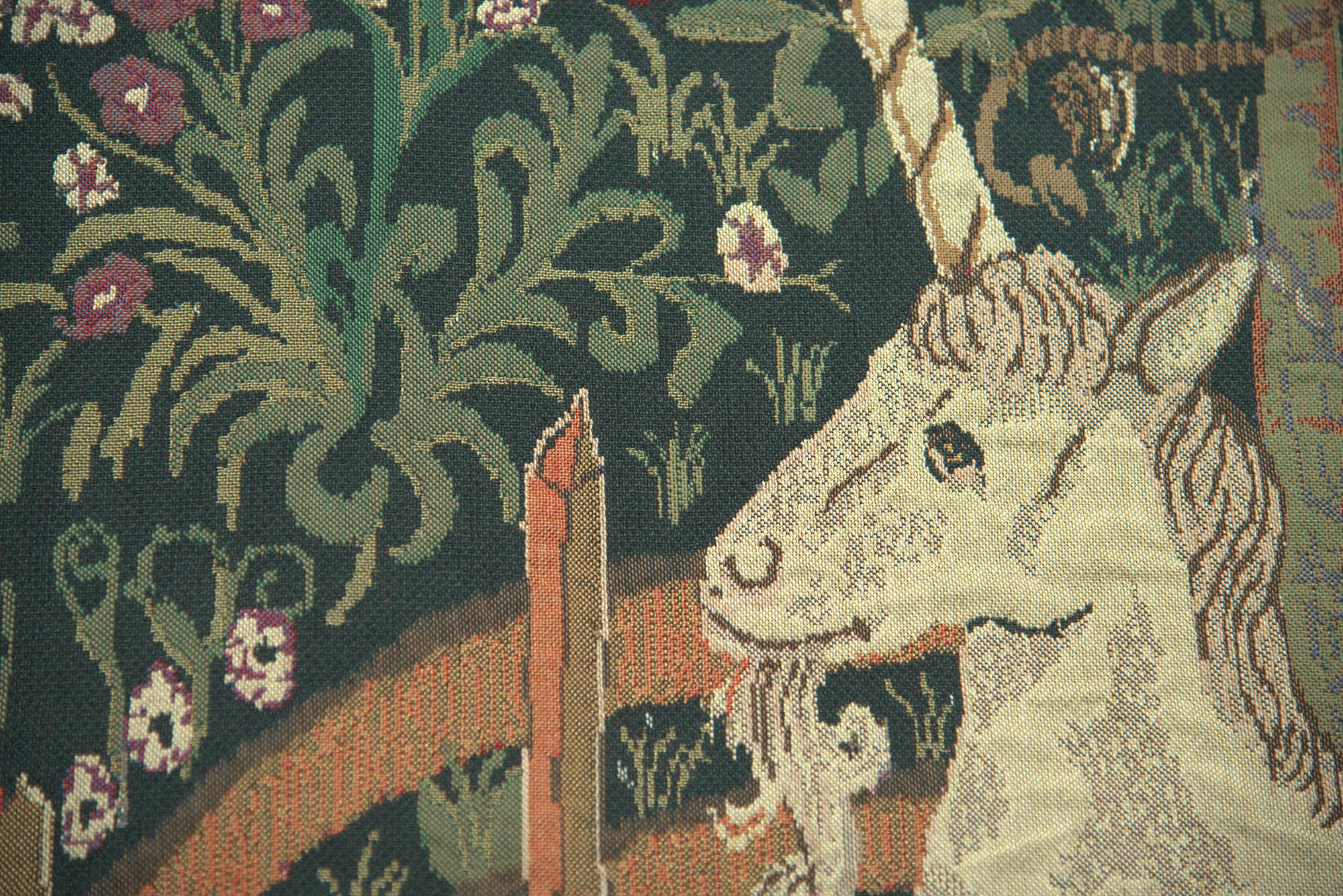 美品] 囚われの一角獣 一角獣狩り タペストリー 織物 Unicorn - the