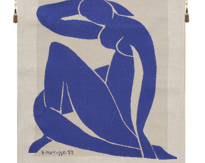 Femme Bleue Assise - Matisse European Wall Tapestry