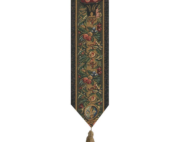 Prise de Lille Tapestry Bell Pull – French Medieval Wall Hanging – Historic Jacquard Woven Art