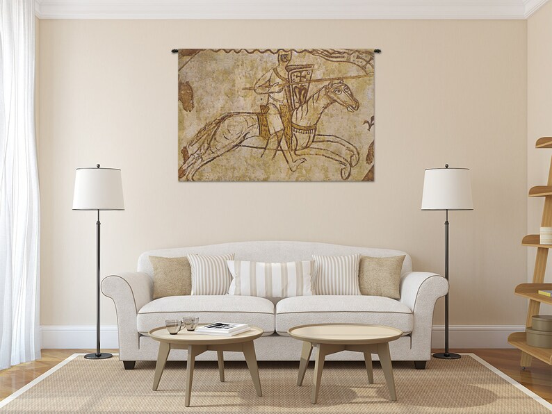 Templier Flanders European Wall Tapestry - Woven Jacquard Wall Décor Art - Home Décor Wall Hanging - Horse Painting Decorative Wall Art