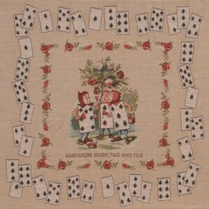 cushion cover, pillow cover, french pillow cover, tapestry pillow, tapestry cushion, couch pillow cover, park pillow cover, boho-style cushions, cream cushion cover, decorative pillow cover, garden alice in wonderland art, peoples art pillow cover