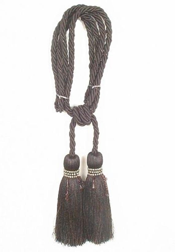 Milano Black Tapestry Tassels