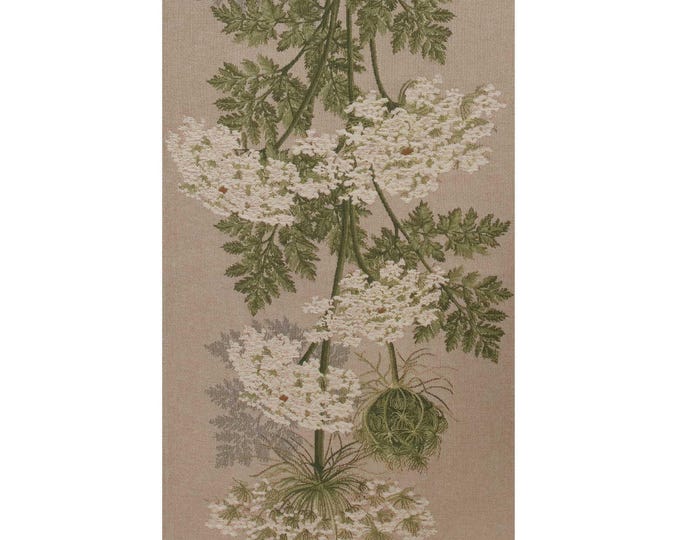 Umbels Table Runner - Modern Botanical Dining Decor for Kitchen Counter & Holiday Entertaining