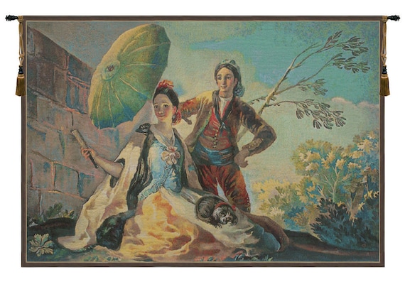 Goya Tapestry: Quitasol Belgian Woven Wall Art (26x38 inch)