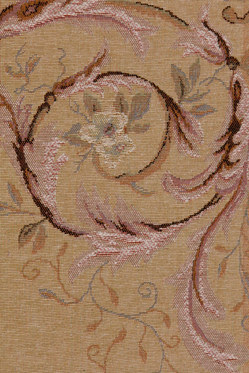 Geweven tafelloper met bloemenjacquard Frans tapijt met kwastjes 14 x 72 inch afbeelding 4
