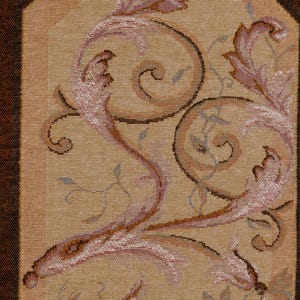 Geweven tafelloper met bloemenjacquard Frans tapijt met kwastjes 14 x 72 inch afbeelding 3