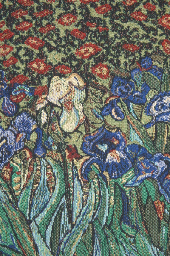 Tapis Mural Belge - La Maison De Van Gogh - Décor Mural Coton Viscose 21x18 Pouces