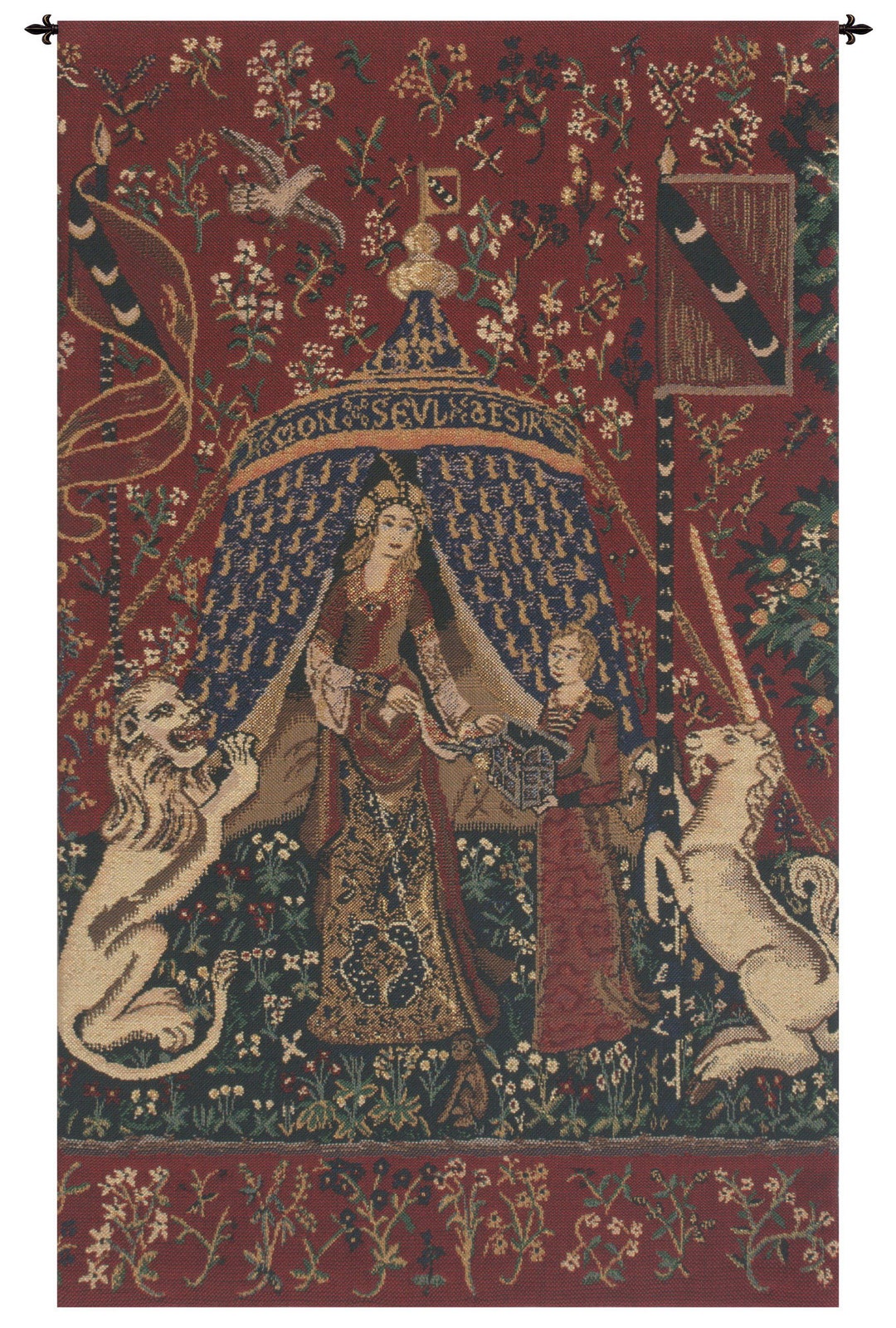 Lady and Unicorn Tapestry: Medieval Woven Wall Decor - Etsy