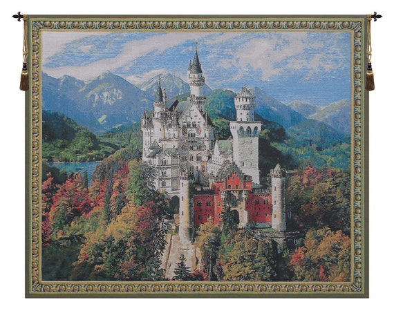 Medieval European Accountant Wall Tapestry - Decorative Woven Jacquard Art Hanging for Home Decor