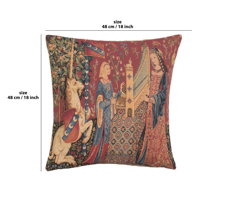 Unicorn Tapestry Pillow Cover - Thumbnail 3