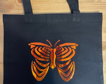 Butterfly Bones Tote Bag