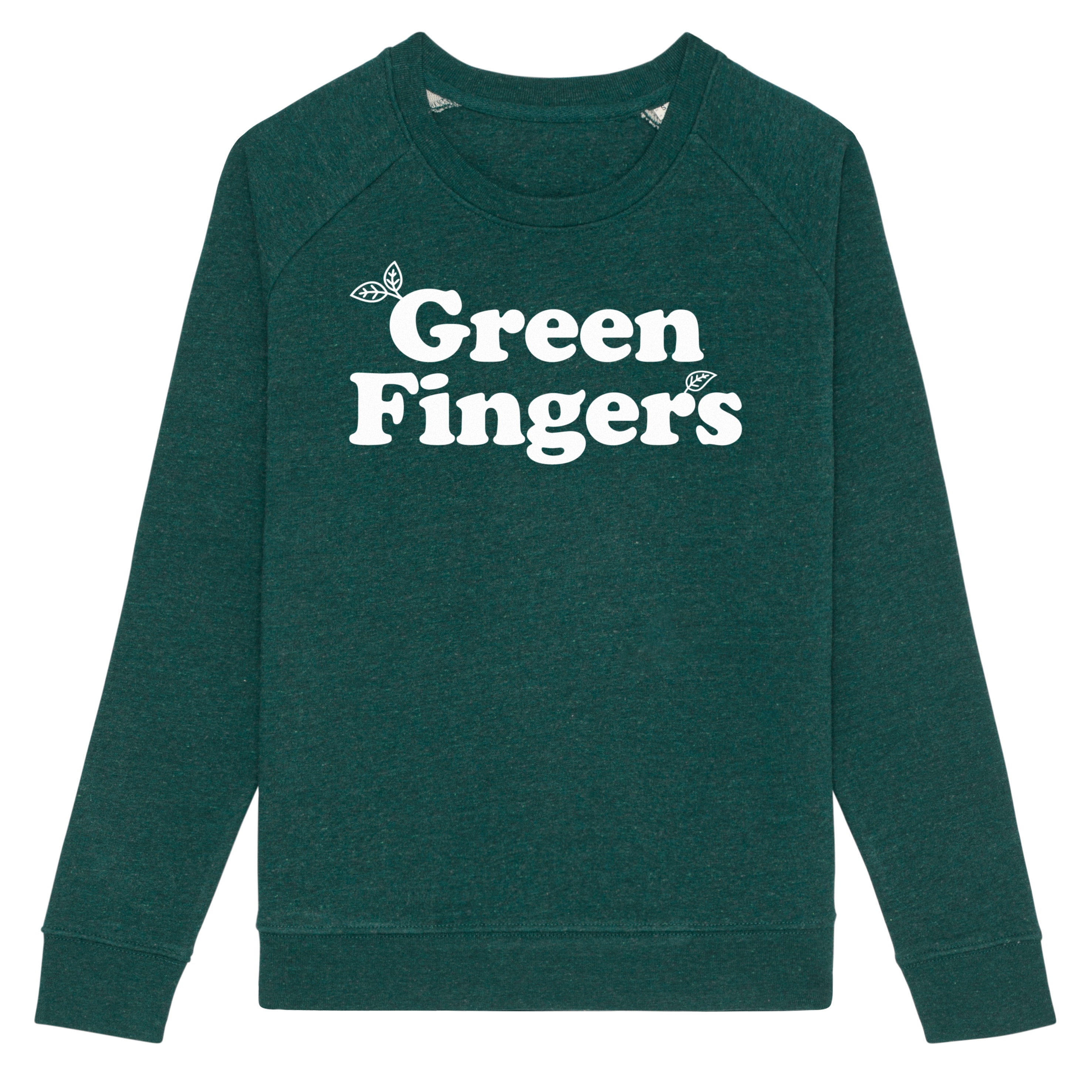 Green Fingers Women's Dark Heather Green Sweatshirt With - Etsy
