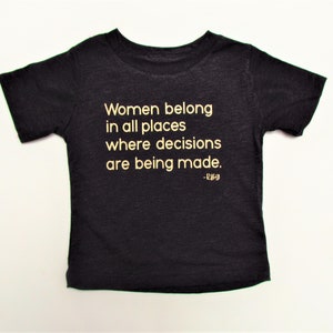 RBG, Strong Female, Women Empowerment, Feminist Shirt, Ruth Bader Ginsburg, Notorious, Stylish Kids' Tee, Fun Kids' Tee, Toddler Tee