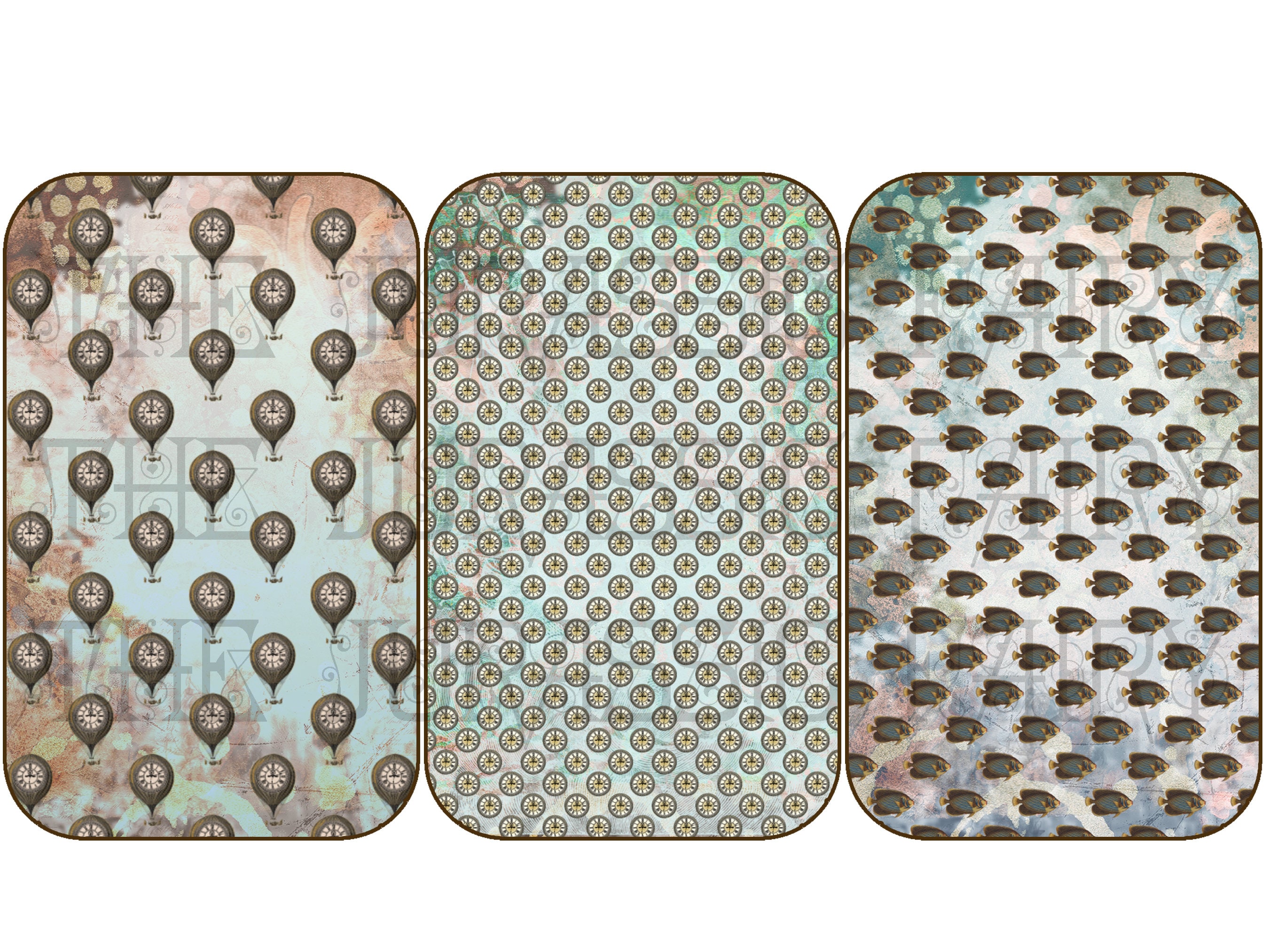 Altoid Tin Labels Printables Mermaids in Time - Steampunk, Clocks ...