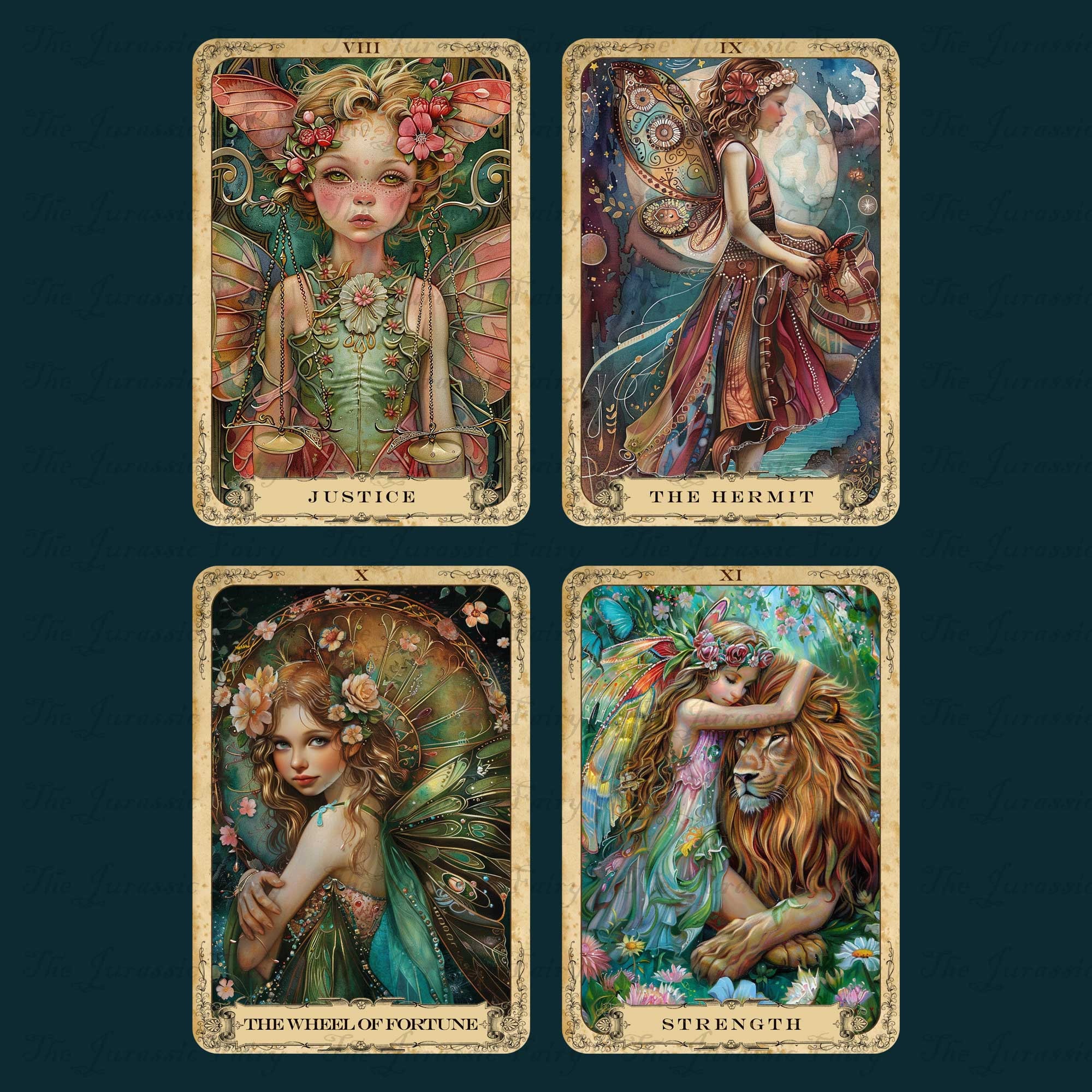 Fairy Major Arcana Tarot Cards: 22 Card Deck (downloadable Jpgs) - Etsy